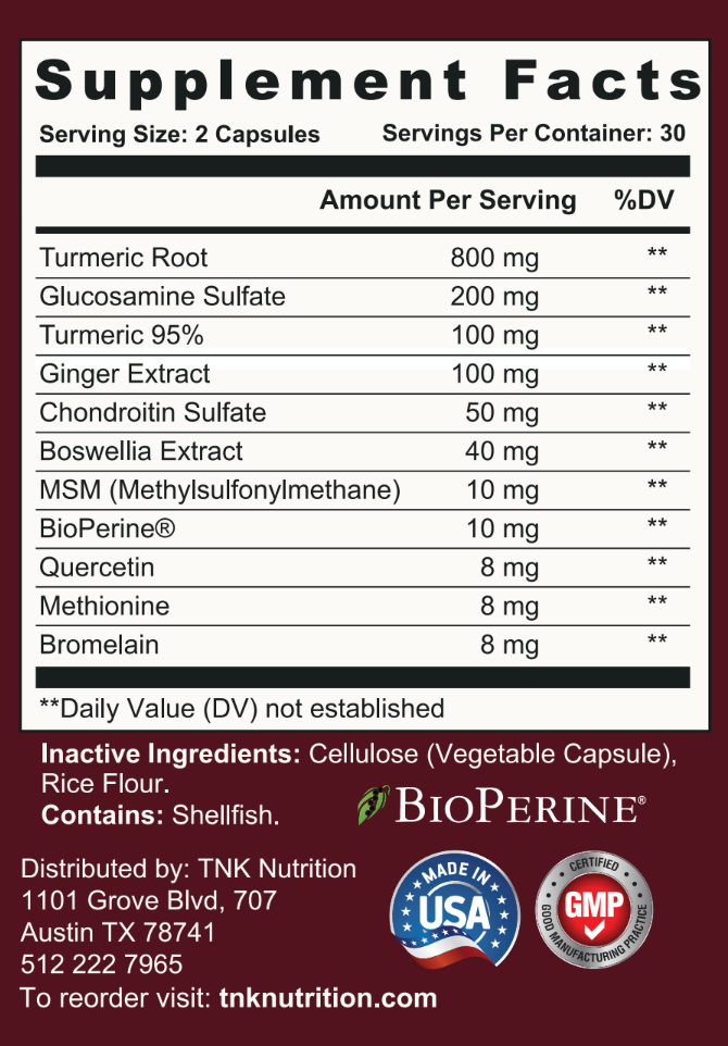 Platinum Tumeric with BioPerine